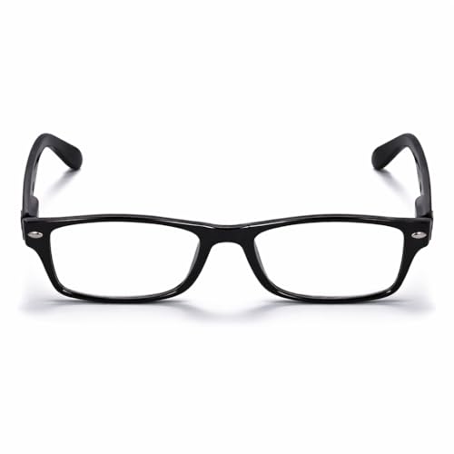 Freddy Full Rim Reading Glasses For Men And Women (Black, 2.25) - Image 2