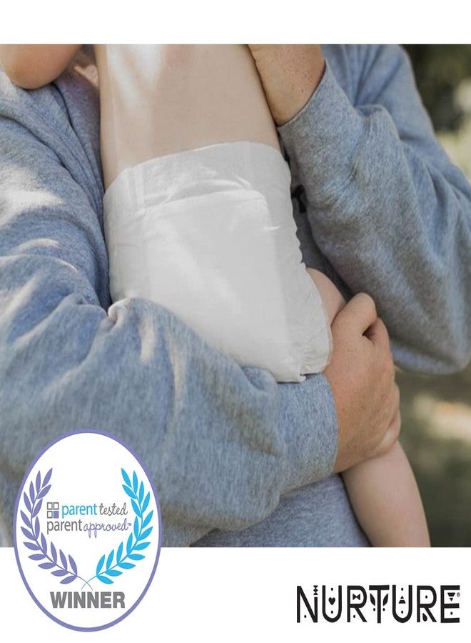 nurture حفاضات نيرتشر من بايو باج، الحجم 5 (27-40 رطل)، 69 حفاضة أطفال عالية الجودة، خالية من المواد الكيميائية، فائقة الامتصاص، صديقة للبيئة، مضادة للحساسية - Image 4