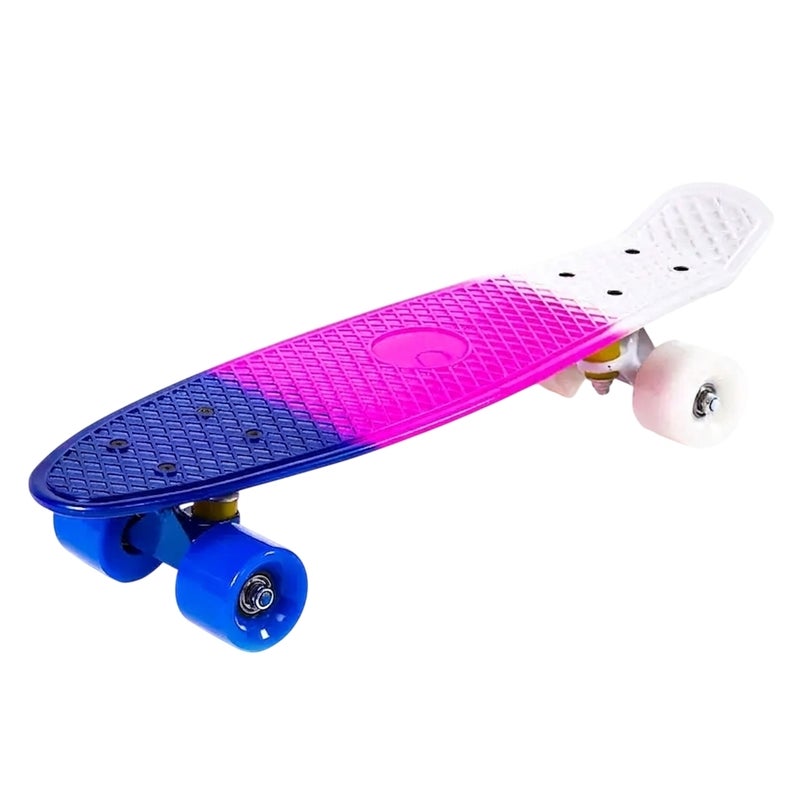 Dream Land Colorful Gradient Cruiser Skateboard with Textured Deck 2 Colors Assortment (Only One will Sent) - JP-HB-12 - Image 2