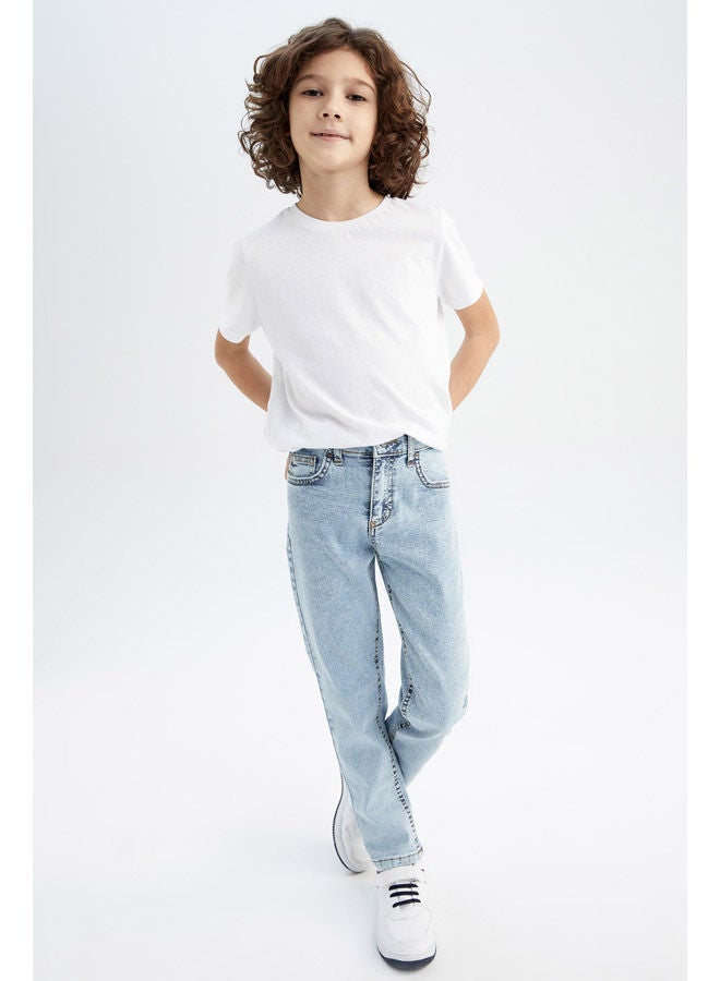 Boy Slim Fit Denim Trousers