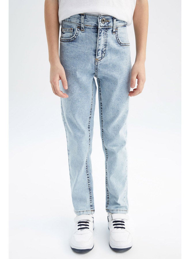 Boy Slim Fit Denim Trousers