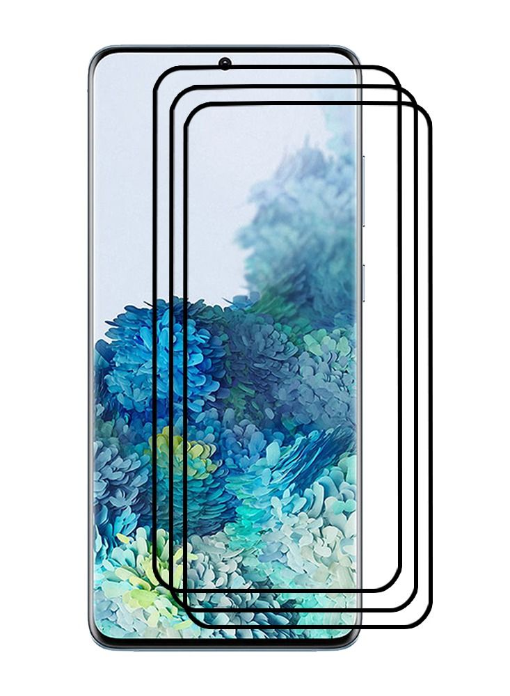 CATANES حزمة 3 لواقي شاشة زجاج مقسى لجهاز سامسونج جالاكسي S20+ لاصق كامل من الخلف - Image 2