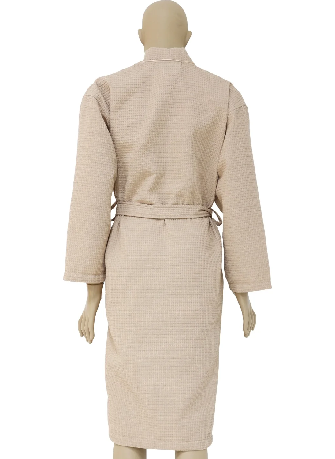 Airycot Pike Bathrobe Dressing Gown with Intermediate Piping for Men
