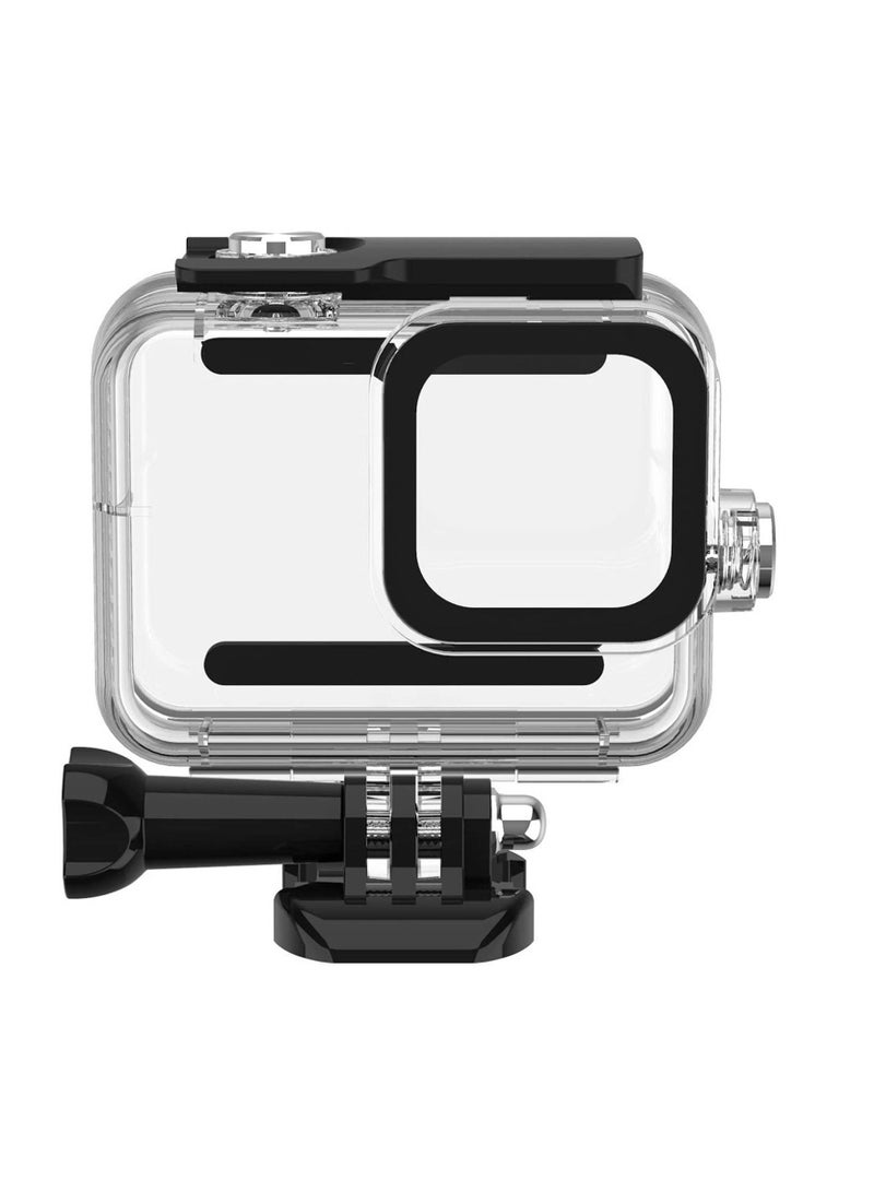 Waterproof Underwater Housing Shell Supports Deep Diving Scuba Snorkeling Action Camera Protective Cover for GoPro Hero 8 Black Cameras - Image 1