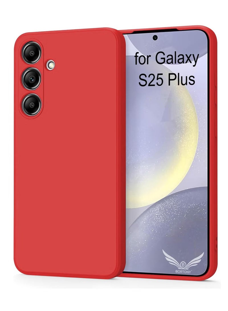 BORTONY Samsung Galaxy S25 Plus Case Liquid Silicone Gel Rubber Anti Scratch Galaxy S25 Plus Cover Protective Case for Samsung Galaxy S25 6.7 Inch - Image 1