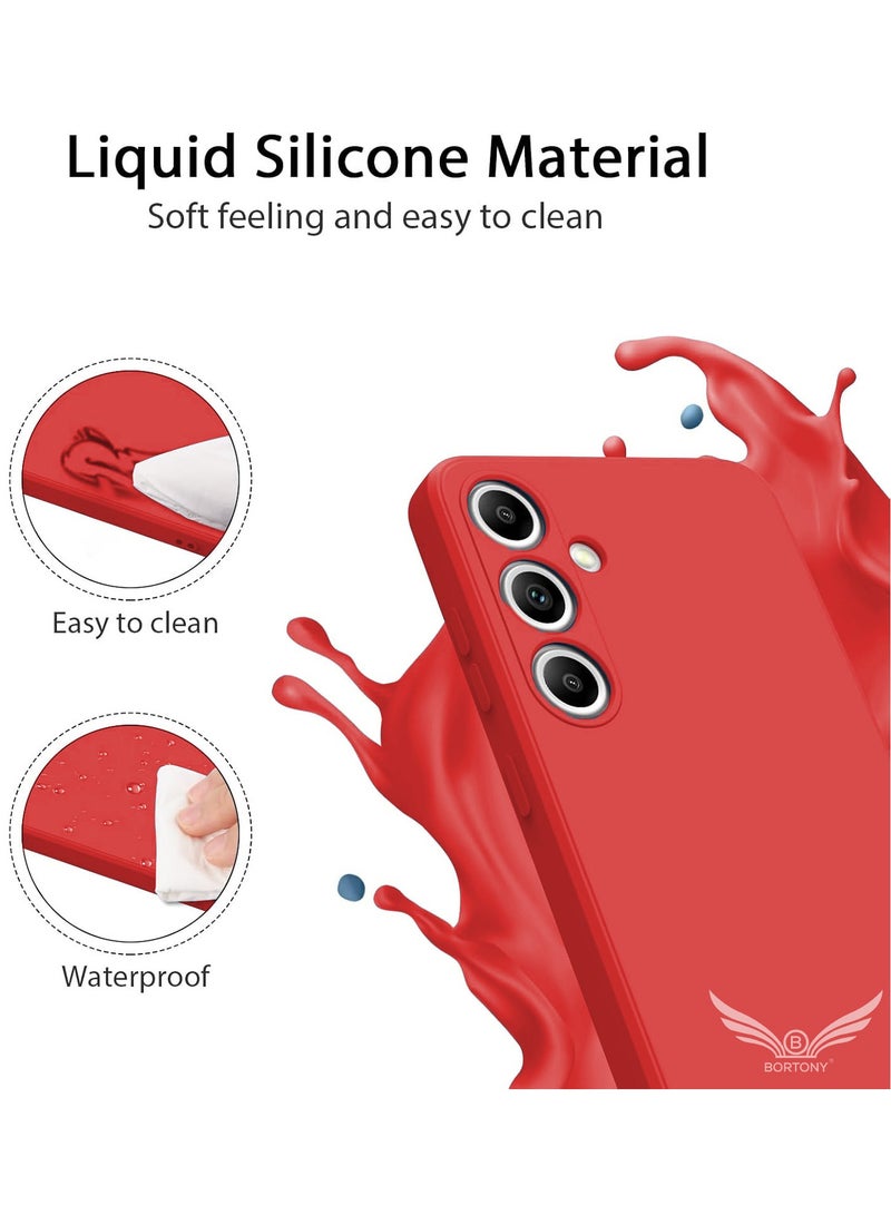 BORTONY Samsung Galaxy S25 Plus Case Liquid Silicone Gel Rubber Anti Scratch Galaxy S25 Plus Cover Protective Case for Samsung Galaxy S25 6.7 Inch - Image 4