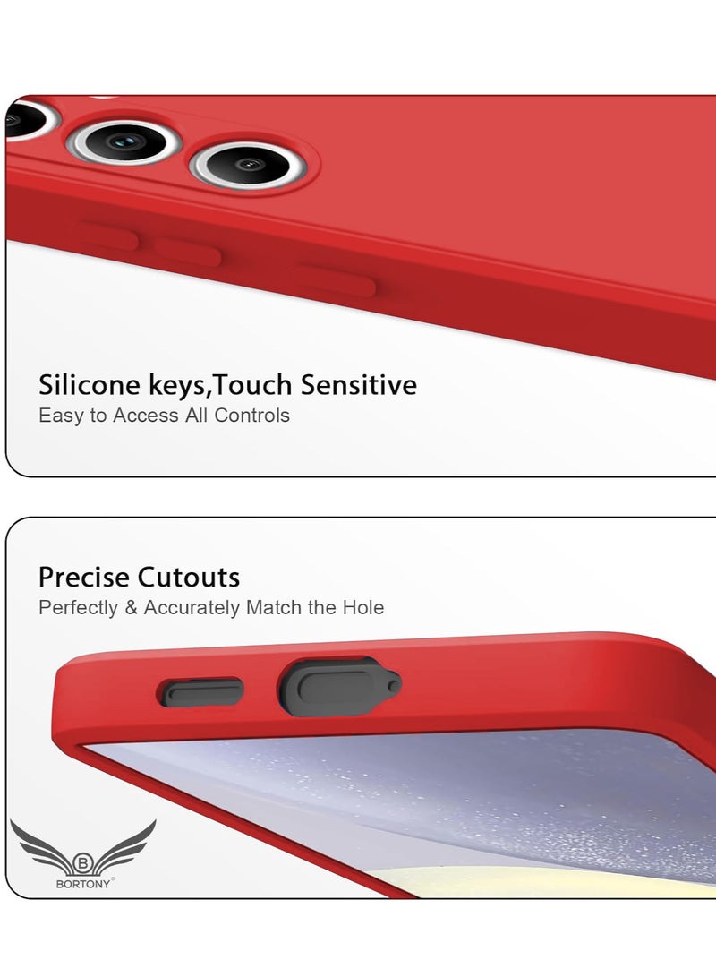 BORTONY Samsung Galaxy S25 Plus Case Liquid Silicone Gel Rubber Anti Scratch Galaxy S25 Plus Cover Protective Case for Samsung Galaxy S25 6.7 Inch - Image 5