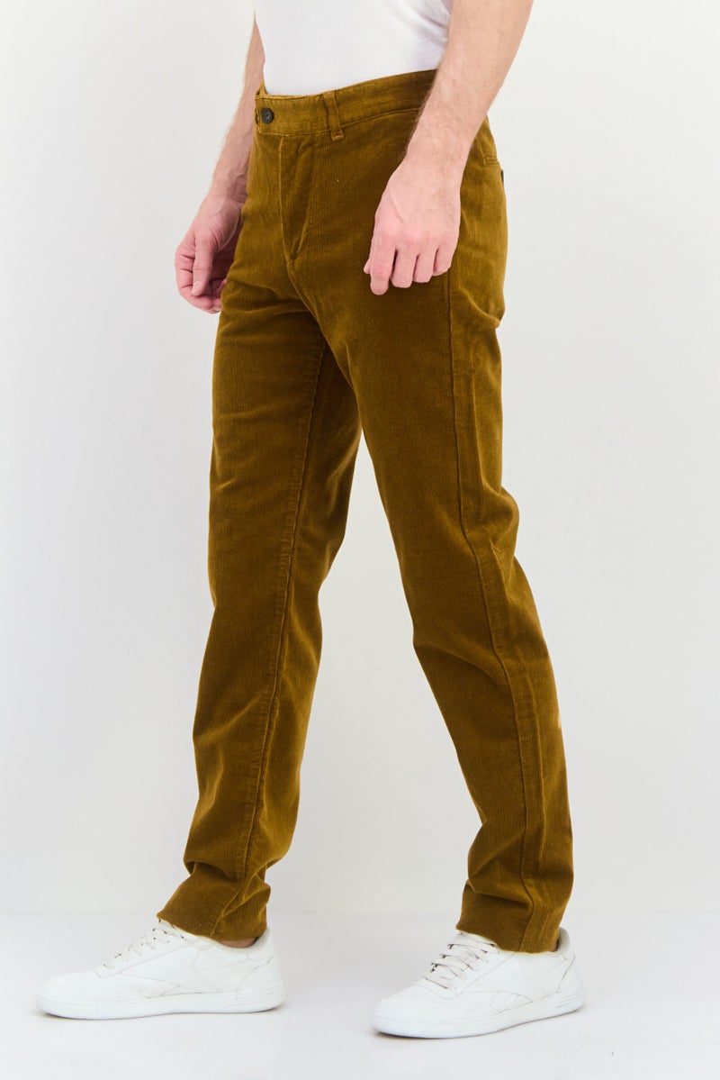 GANT Men Regular Fit Ribbed Allister Corduroy Pants, Brown - Image 2