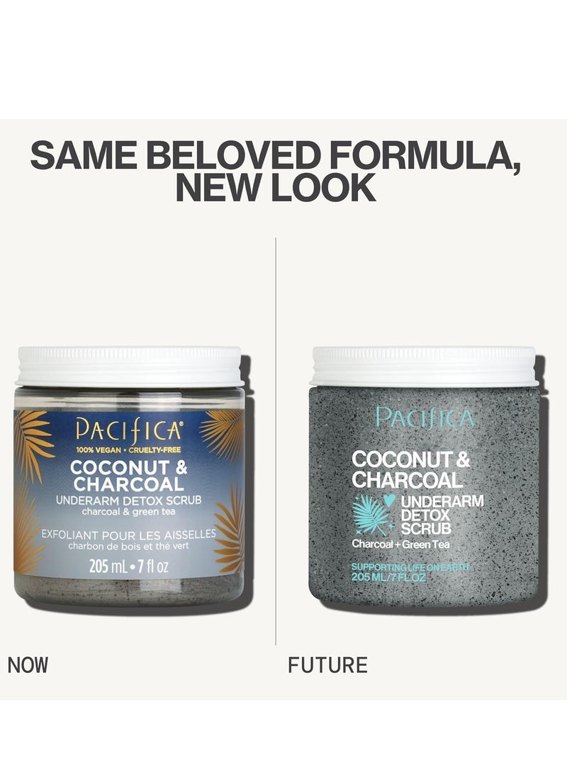Pacifica Pacifica, Underarm Detox Scrub, Coconut & Charcoal, 7 oz (205 ml)  - Image 2