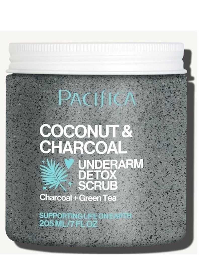 Pacifica Pacifica, Underarm Detox Scrub, Coconut & Charcoal, 7 oz (205 ml)  - Image 1