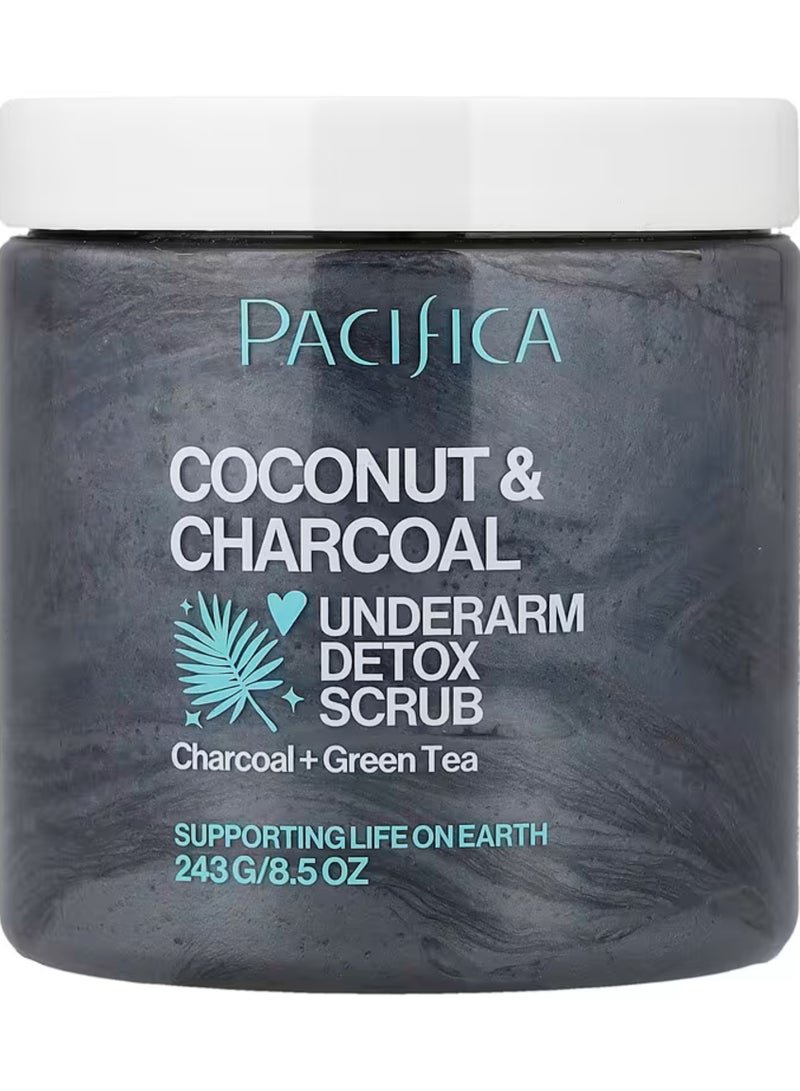 Pacifica, Underarm Detox Scrub, Coconut & Charcoal, 8.5oz (243G) - Image 1