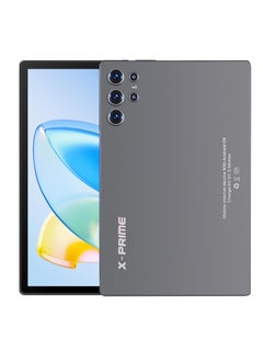 X - Prime 10.1-Inch HD+ AMOLED Display Android 15 Smart Tablet with Keyboard and Mouse 12GB RAM 512GB ROM Dual SIM 5G Wi-Fi S25 Ultra Tab Grey  - Image 1