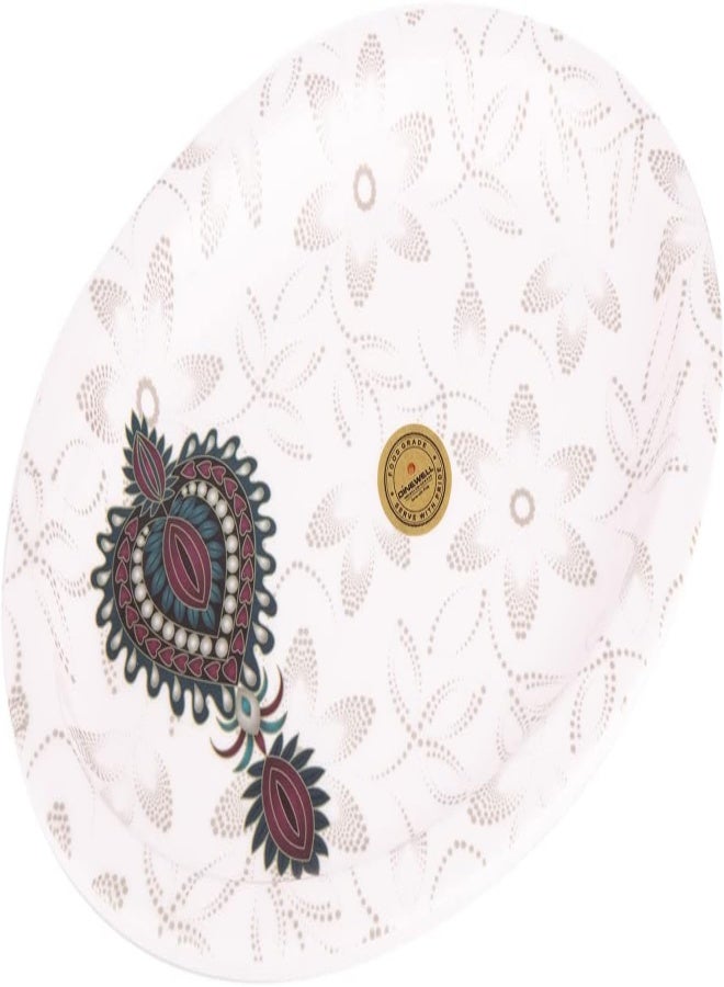 AKDC Dj M/Mine Oval Platter L(25cm) xW(34cm) xH(2cm) White - Image 5