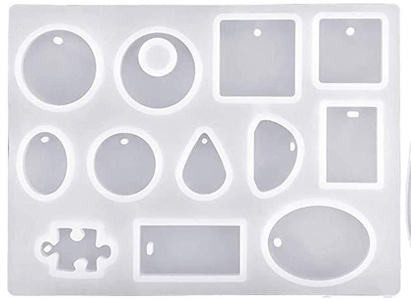 Artool NOLAAI ARTOOL Silicone Resin Mold Creative DIY Multipurpose Jewellery Keychains Pendant Earrings Making Silicone Mold Epoxy Resin Art Mould (A47) - Image 2