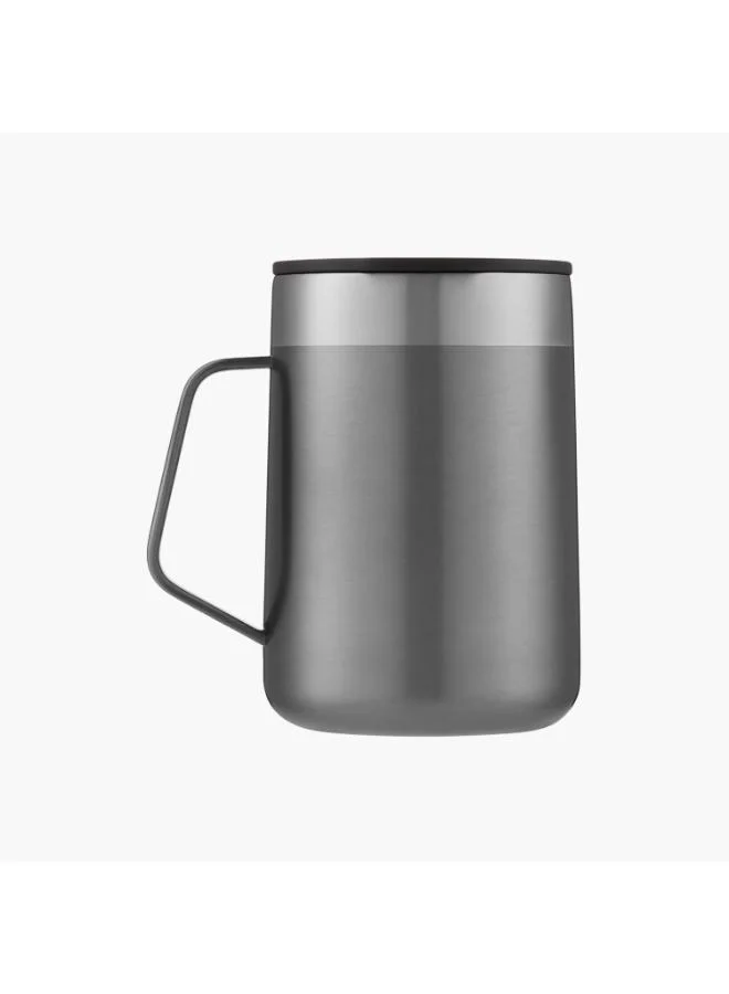كونتيجو Contigo Plain Stainless Steel Water Bottle with Slide Spout and Leak Resistant Design - 420 ml