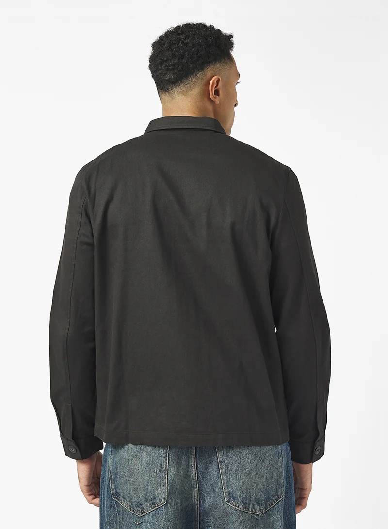 برايف سول Button Through Pocket Design Shacket