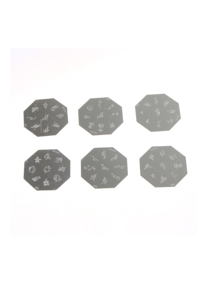 NIBEMINENT Nail Art Pattern Printing Machine Kit Purple/Pink - Image 3