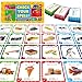 SpriteGru 270 PCS Spelling Checking Flashcards Learn Words Check Spelling Game Realistic AnimalsFoodsDaily Life Necessities Cards Educational Tool Word Learning for Kids Students Aged 8 - Image 2