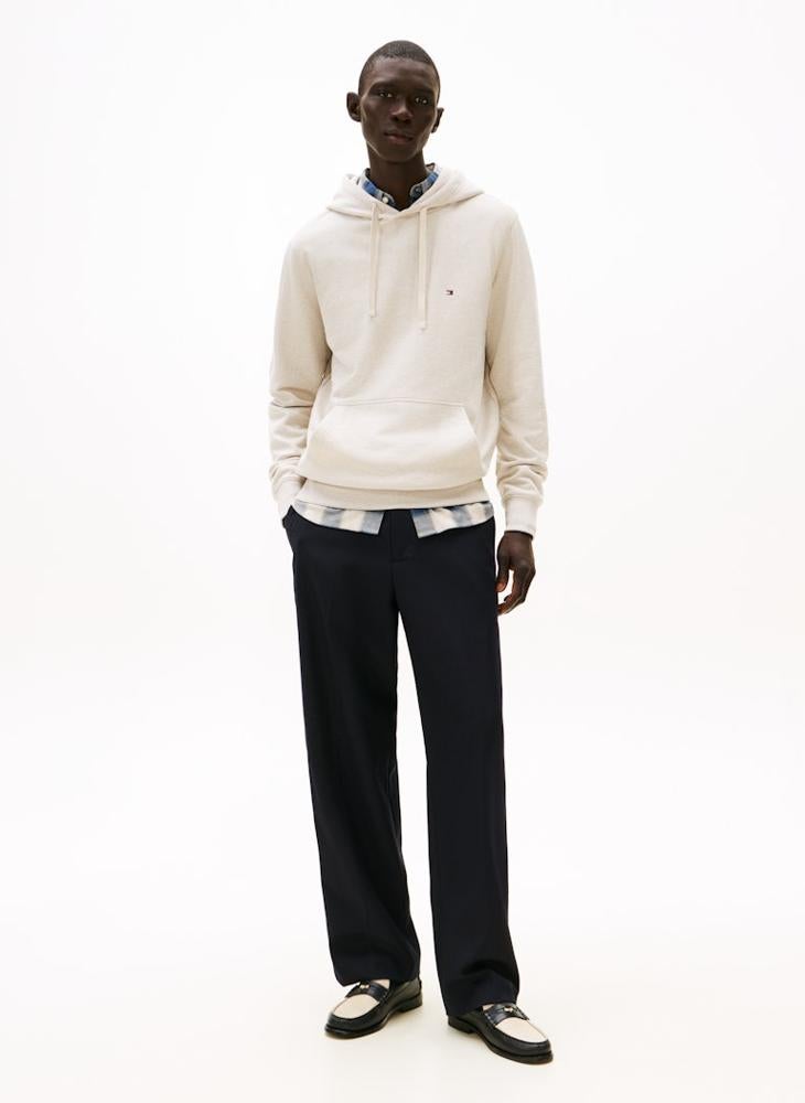 TOMMY HILFIGER Flag Embroidery Terry Drawstring Hoody - Image 5
