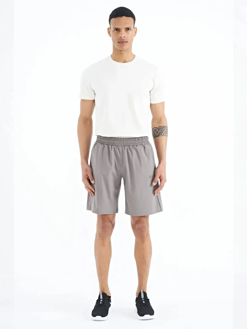TOMMYLIFE TOMMY Men's Regular-fit Wide-leg Shorts