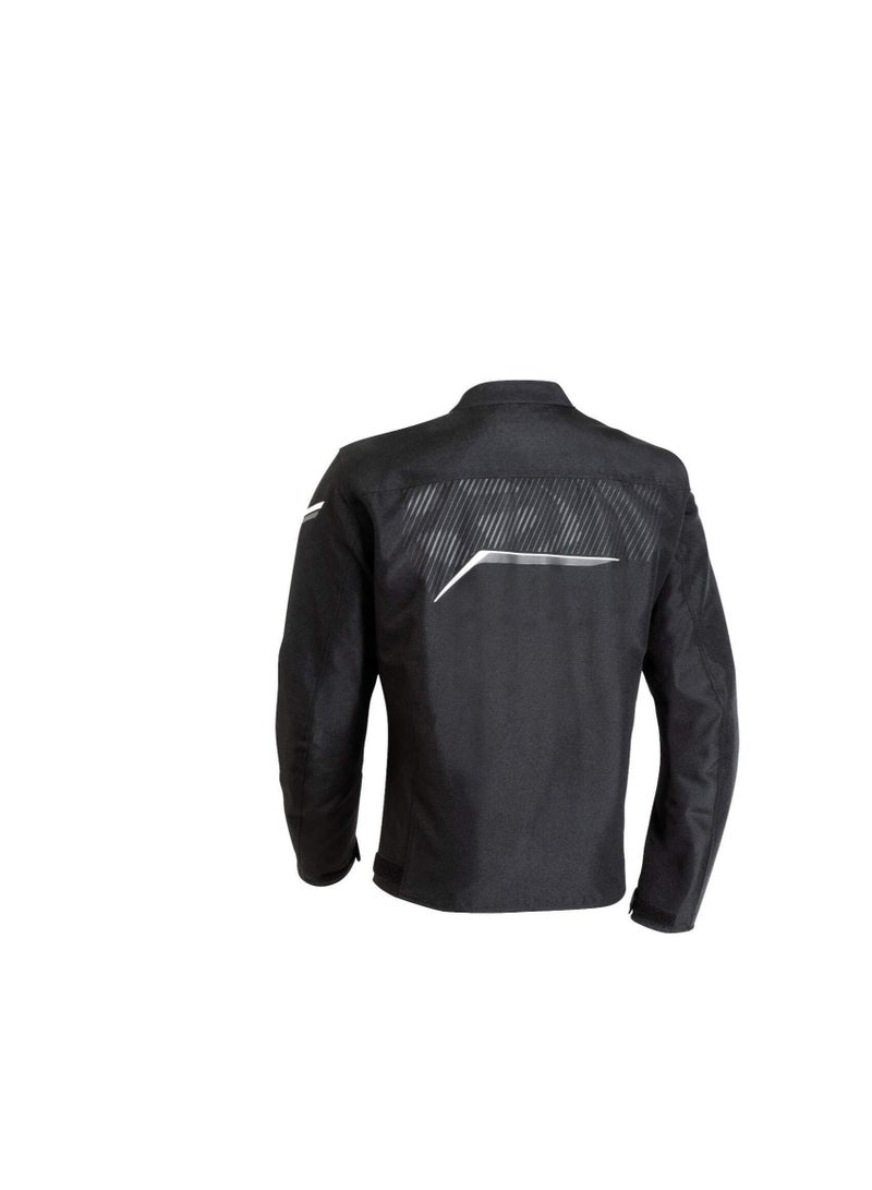 ixon Ixon Slash MS Textile Jacket - Black/White (Medium)  - Image 2