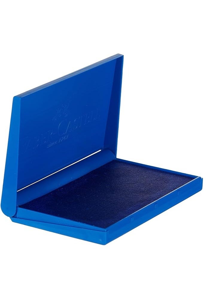 Faber-Castell-Stamp Pad 110X70 Mm Blue Pack Of 2 - Image 2