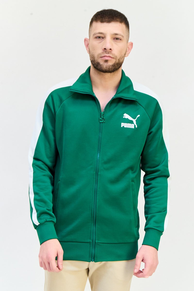 PUMA Men Sportswear Fit Long Sleeve Outdoor Jacket, Green - Image 1