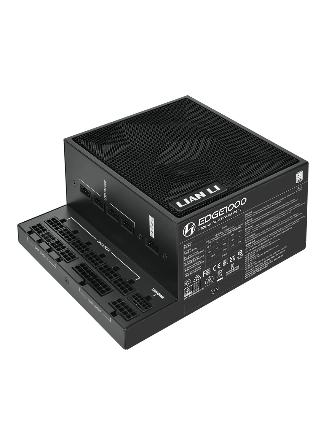 Lian Li EG1000G 電源ユニット 80 PLUS GOLD HUB付 Lian Li EG1000G