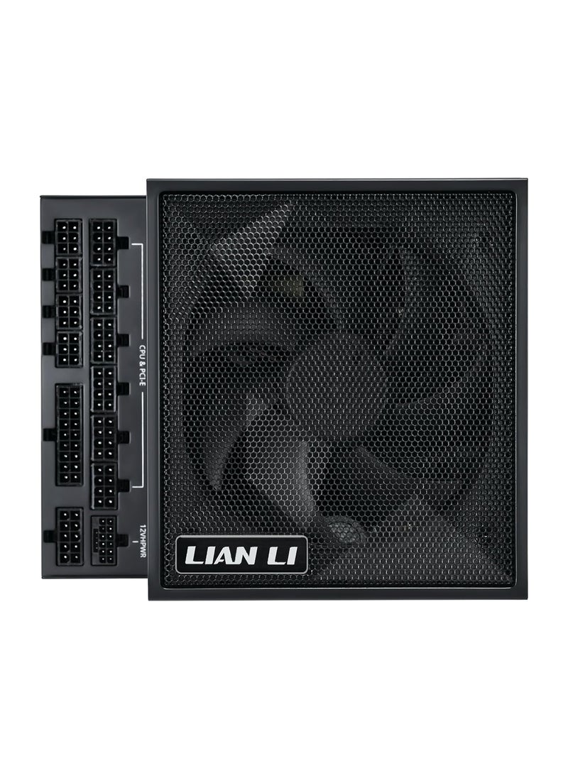EDGE Gold 1000W Power Supply, Fully Modular, ATX 3.0/3.1, 80 PLUS Platinum Certified, PCIe 5.1 Ready with 12V-2×6 Connector, Integrated USB/PWM Hub, L-Shape Design, FDB Fan, Black | G9P.EG100G.BH00.UK