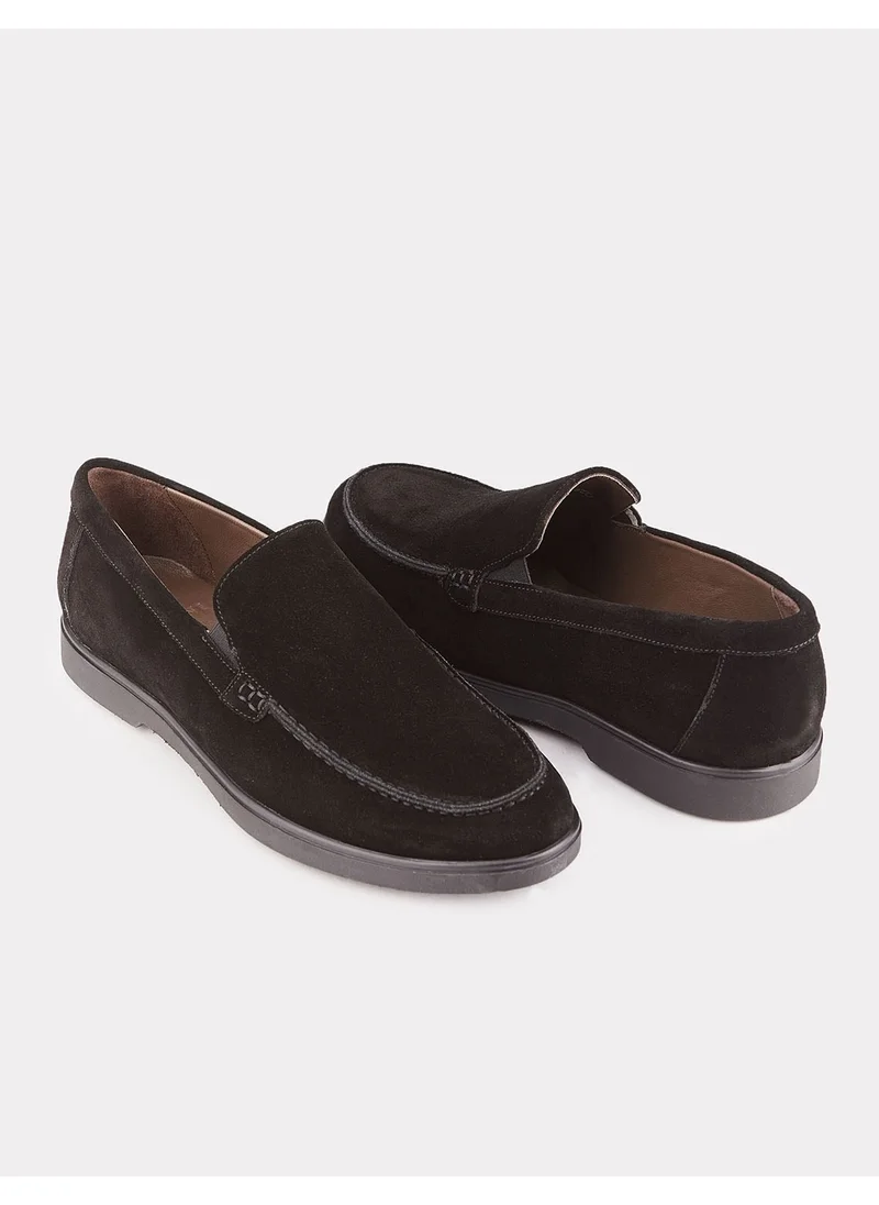 كاباني Leather Black Men's Casual Shoes