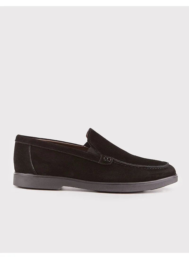 كاباني Leather Black Men's Casual Shoes