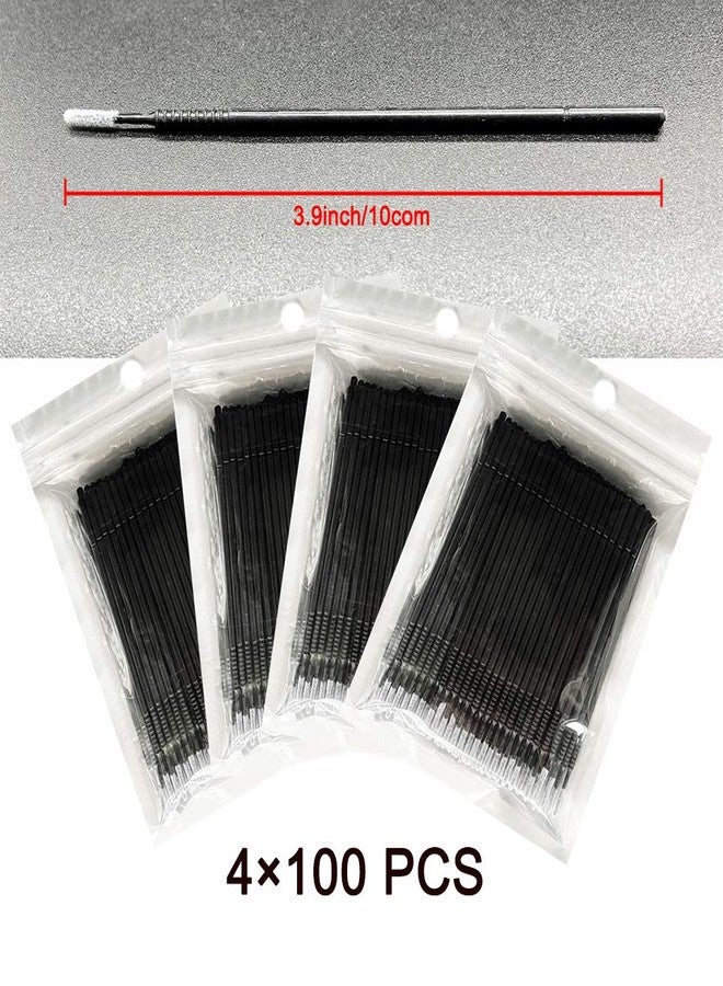 AIVIAI Disposable Micro Applicator Brush for Makeup, 400pcs (Black) - Image 5