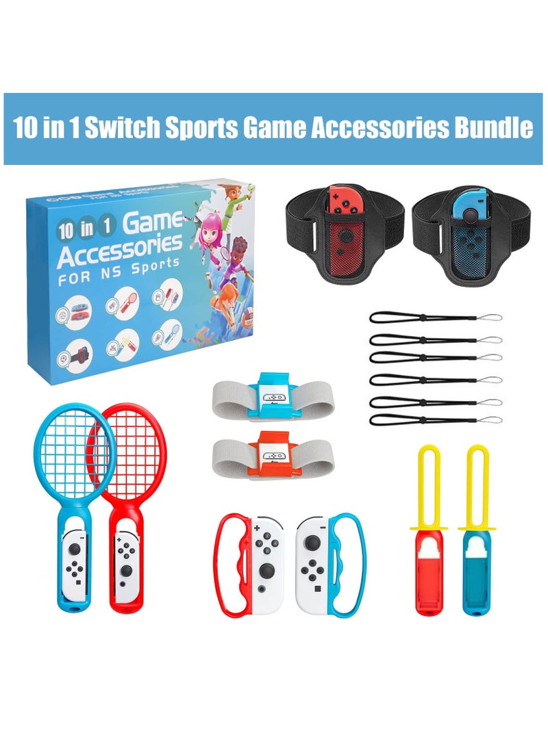 Switch Sports Game Accessories Bundle fits Switch/Switch OLED, 10 in 1 Family Party Sports Game Accessories Kit for Joy-Con Controller, Gifts for Kids & Adults - pzsku/Z24925B05644420C53A3FZ/45/_/1704523695/92b2a81d-036d-473b-baf8-b6950a74d276