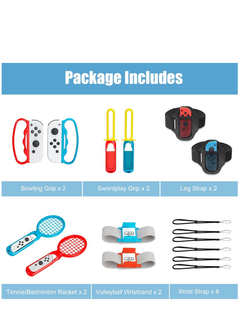 Switch Sports Game Accessories Bundle fits Switch/Switch OLED, 10 in 1 Family Party Sports Game Accessories Kit for Joy-Con Controller, Gifts for Kids & Adults - pzsku/Z24925B05644420C53A3FZ/45/_/1704523697/b1027da2-1915-463e-9df8-43bd9321ad51