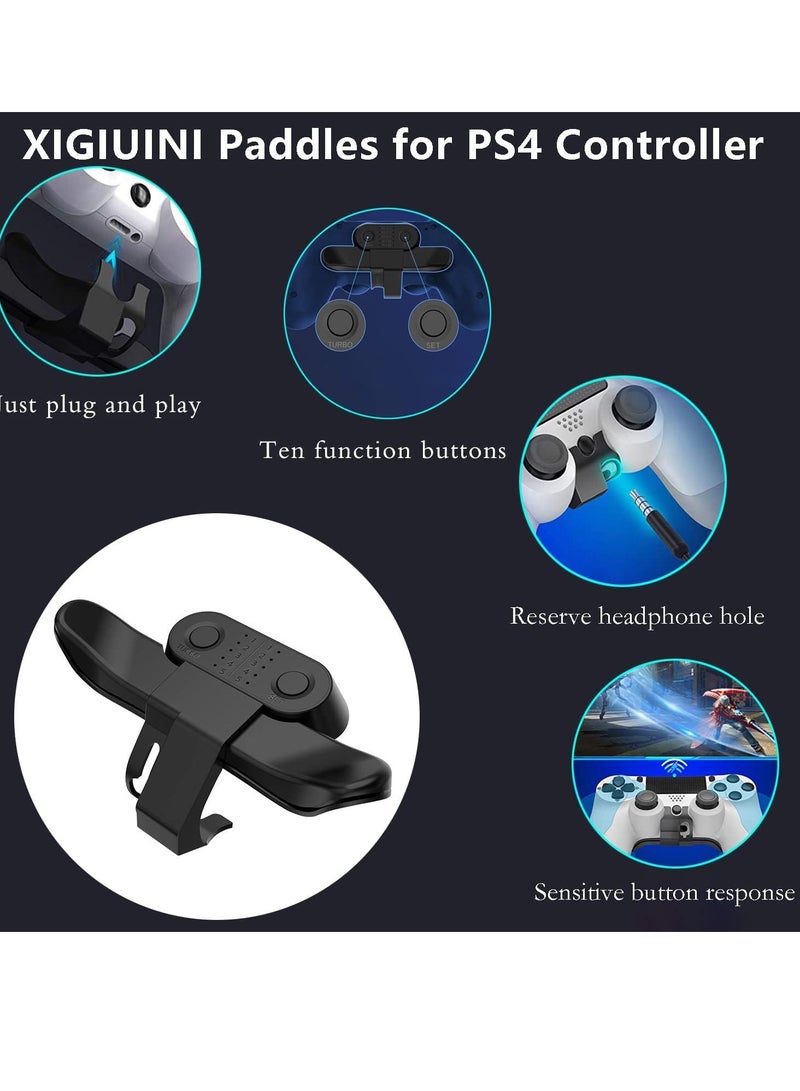 Paddle for PS4 controller, back on accessory for PS4, controller paddle for PS4, TURBO function/memory function/plug and play, PS4 controller accessory, great gift for little hands - Image 5