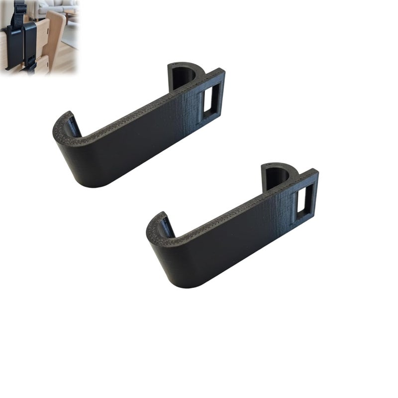 Stokke Tripp Trapp Chair 2 Pack Safety Belt Connector Clip Quick Mount Replacement - Image 1