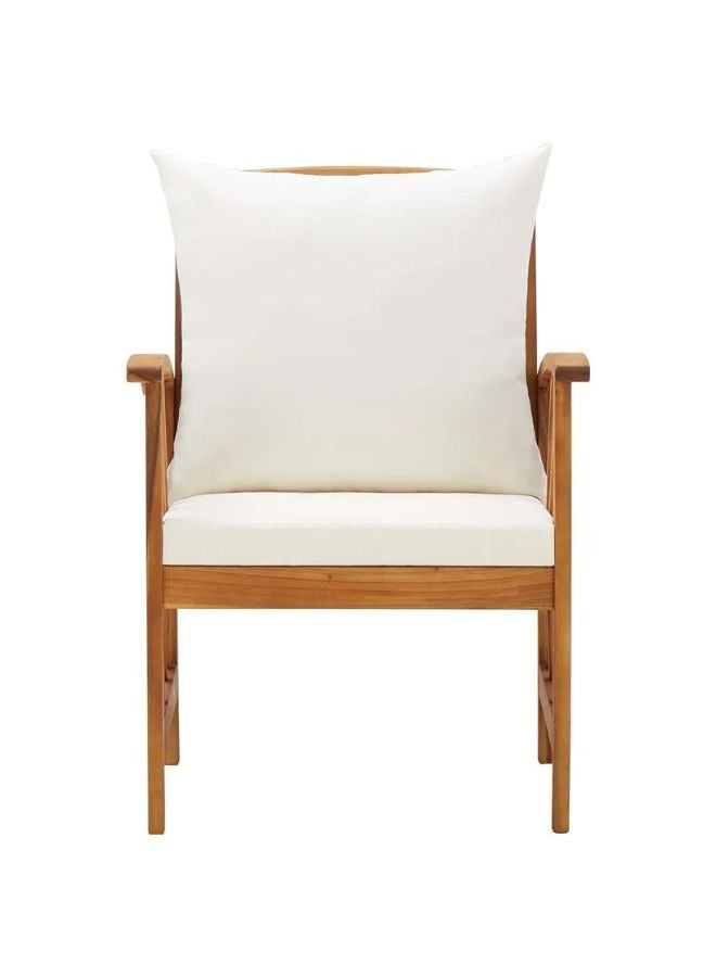 vidaxl vidaXL Garden Chairs with Cushions 2 pcs Solid Acacia Wood - Image 2