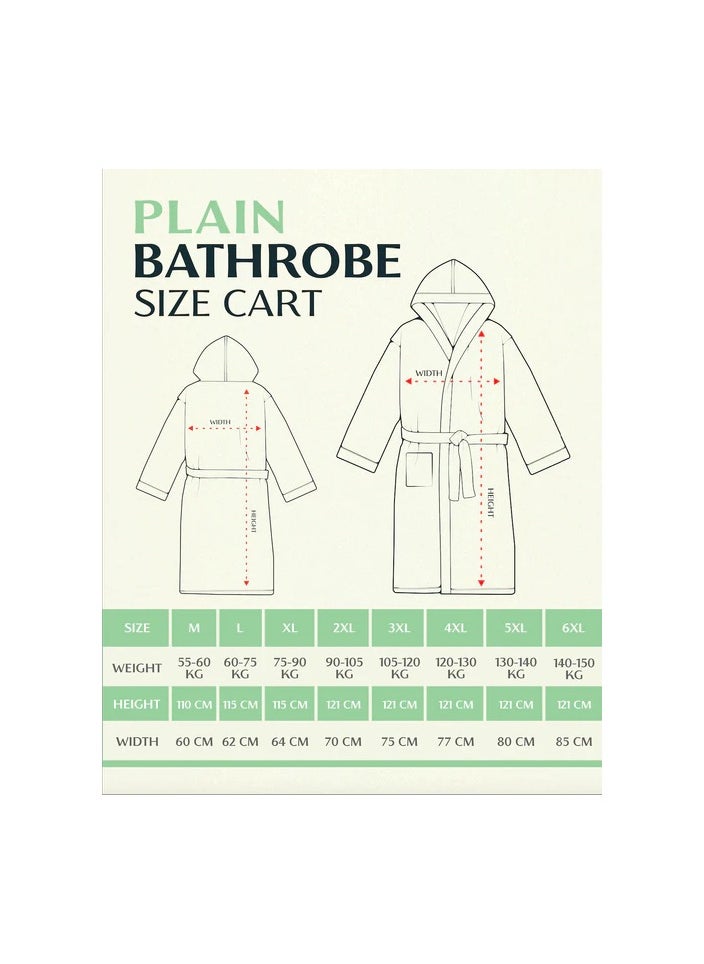 More cottons Plain Bathrobe  - Image 3