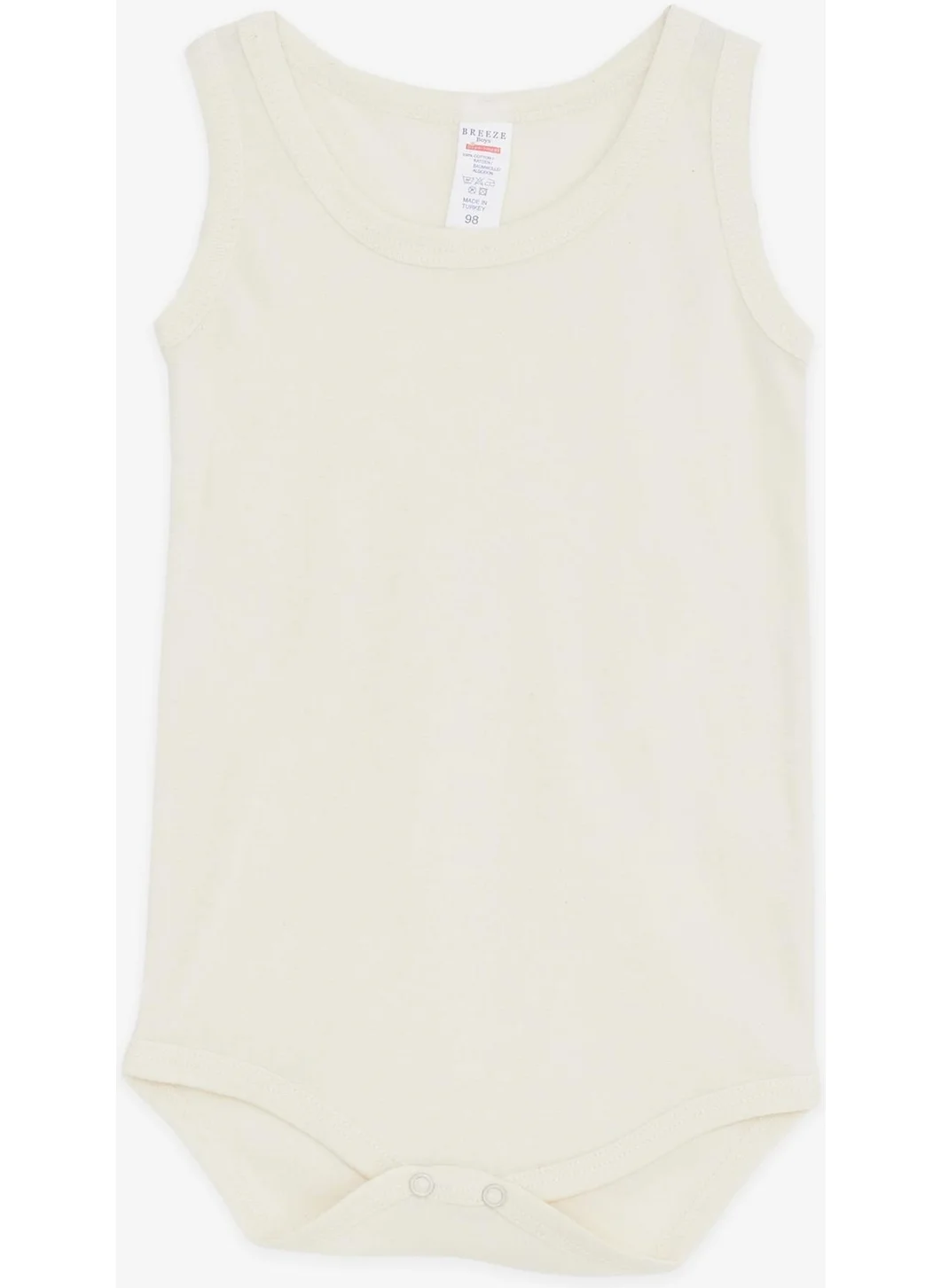 Breeze Baby Boy Snap-On Bodysuit 9 Months-3 Years, Cream