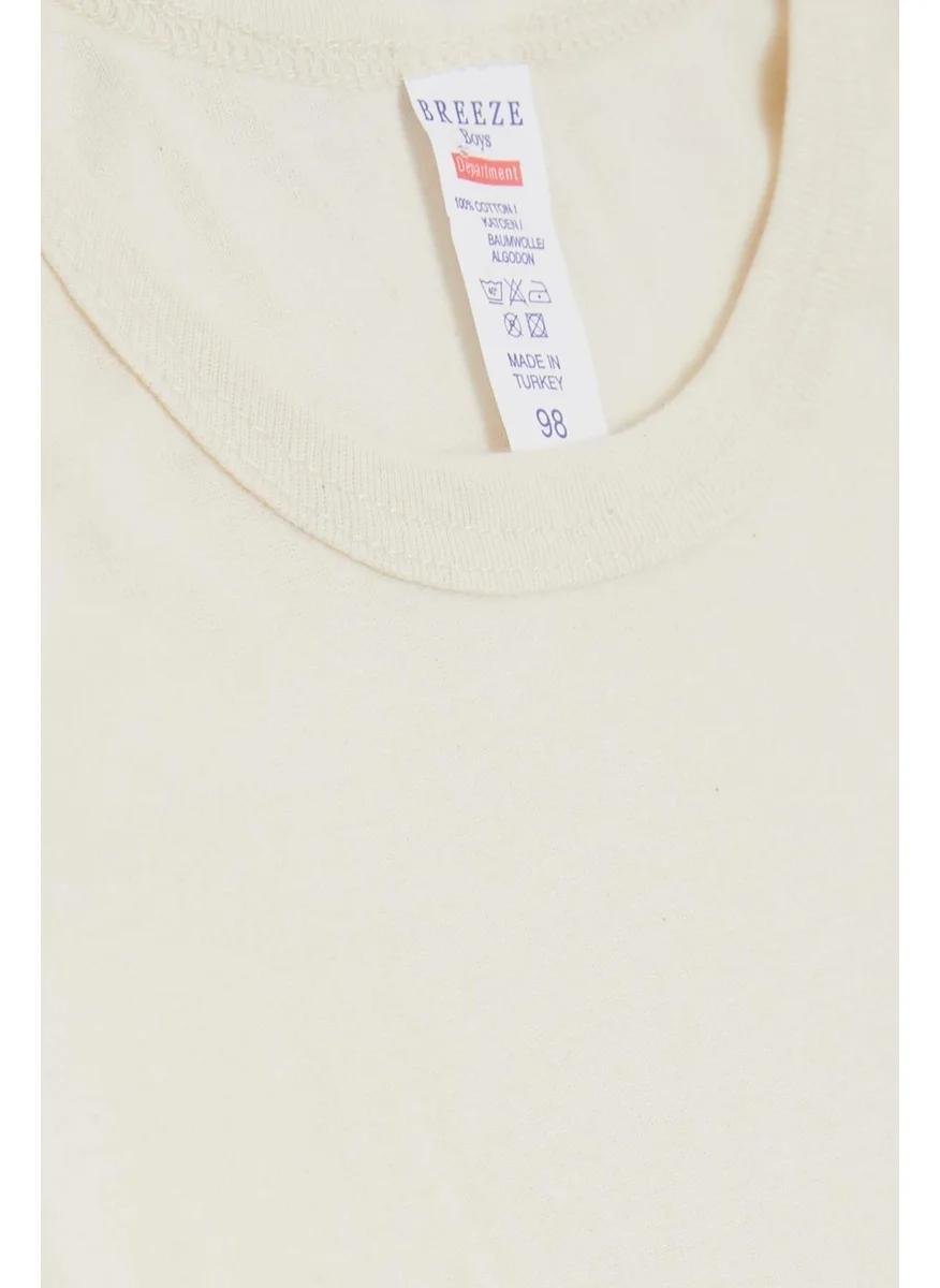 Breeze Baby Boy Snap-On Bodysuit 9 Months-3 Years, Cream