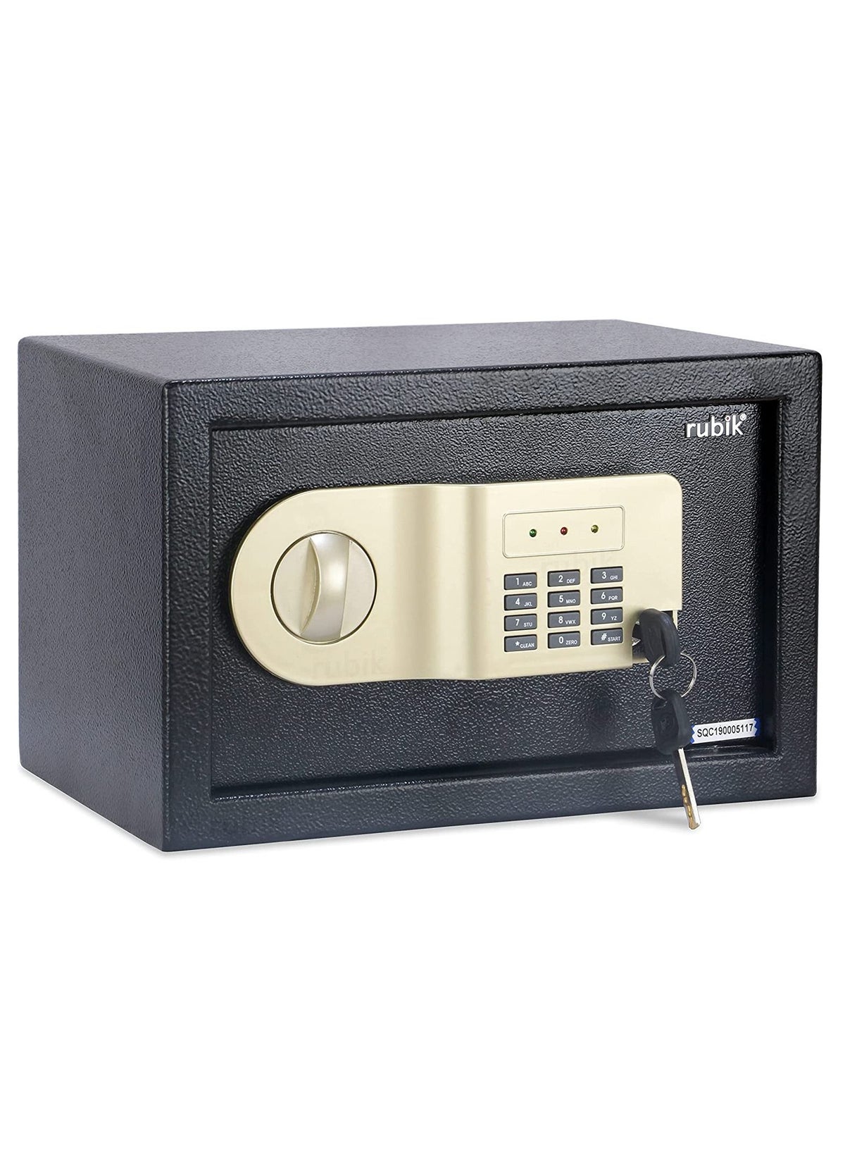 Rubik Safe Box with Digital Pin Code Keypad and Key Lock for Home ...