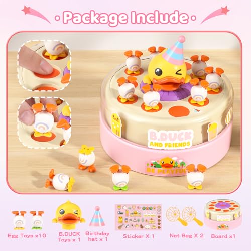 BLF FUN BDuck Games for Kids Age 46 Catch and Bounce Duck Board Games for Kids 35Family Toddlers Games Birthday Gifts for 57 Girls Christmas Birthday Gifts for Toddlers 48 - Image 5