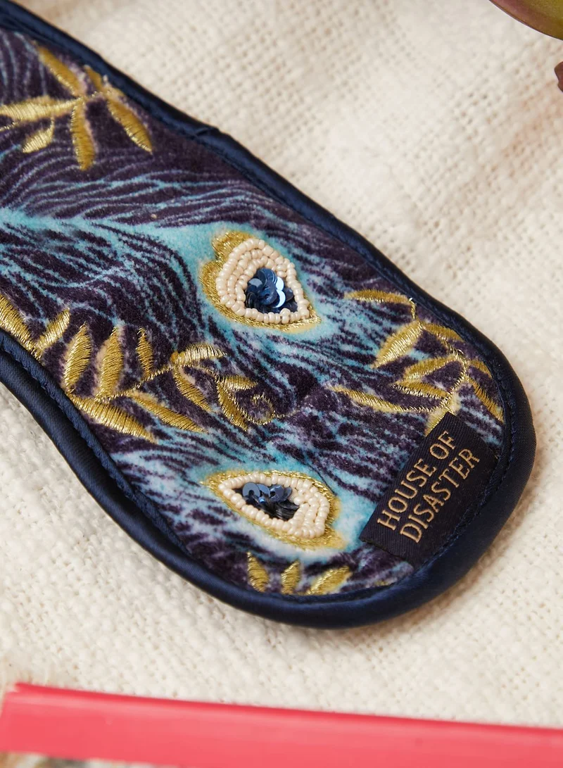 House Of Disaster Luxe Peacock Eye Mask