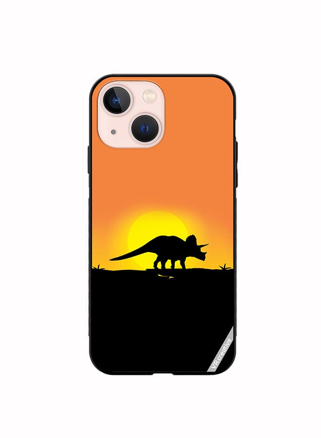 VR CREATIVE Protective Case Cover For Apple iPhone 13 Dinosaur Design Multicolour - Image 1