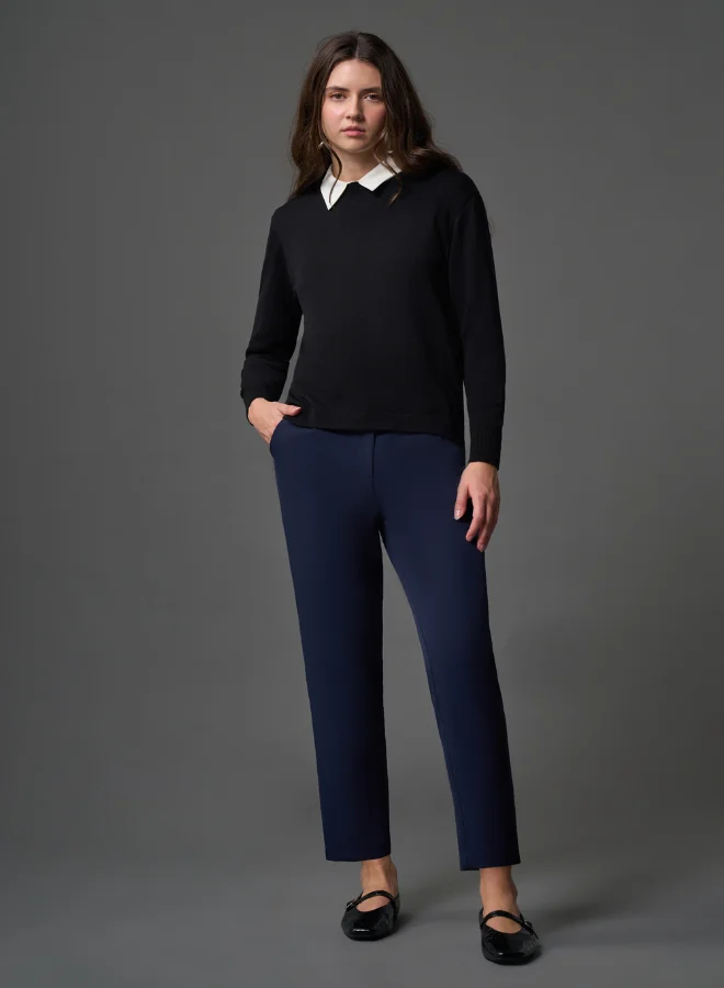ميزال MIZALLE BASIC DOUBLE ELASTIC TROUSERS
