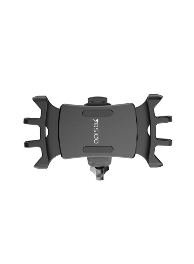 Yesido Bike Phone Holder – Yesido C66 Universal Bicycle & Motorcycle Mobile Holder with 360° Rotation and Anti-Shake Silicone Grip - Image 1