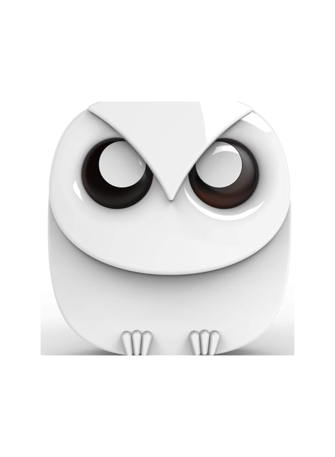 promass Wireless Doorbell, Cute Owl Doorbell Weatherproof IP55 Outdoor Remote Push Button- 1000 Feet Long Wireless Range, 1 Receiver + 1 Transmitter (White) - Image 3