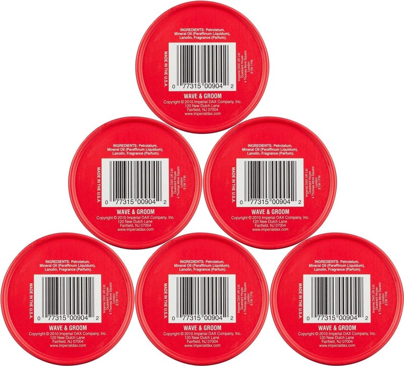 DAX Wave and Groom Hair Dress - 3.5 Ounce Jars (Pack of 6) for Maximum Hold and Light Shine - Image 4