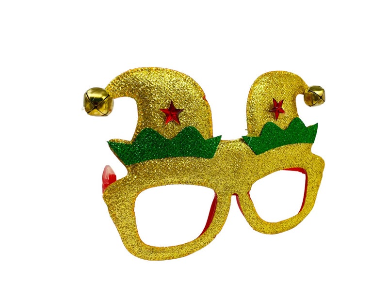 Evisha 4 Pcs Santa Claus Merry Christmas Goggles Eye wear for Christmas Decoration - Image 5