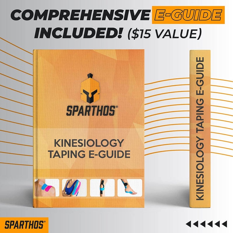 Sparthos Kinesiology Tape - Incredible Support for Athletic Sports and Recovery - Free Kinesiology Taping Guide! - Uncut 2 inch x 16.4 feet Roll - Image 3
